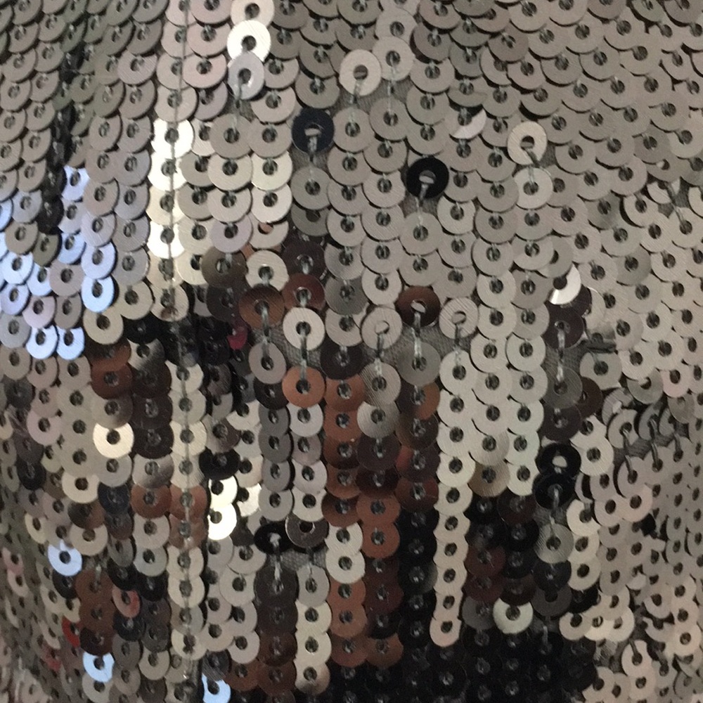 Dark Gray Sequins Cap - image 3